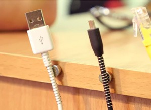kreatívne nápady pre použitie magnetov- káble na magnete
