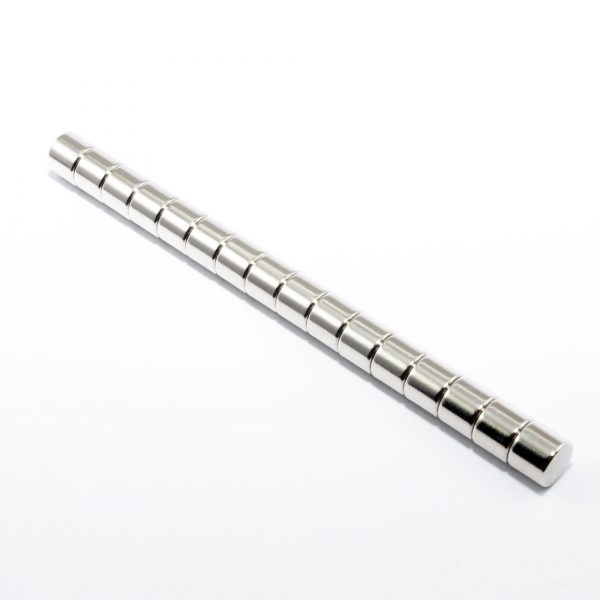 Neodýmový magnet valec 6x5 mm, 120 °C - N45H