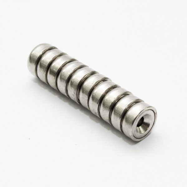 Magnet v puzdre s dierou pre skrutku
  12x5 mm