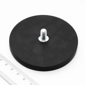Magnet v puzdre s vonkajším závitom
  88x8,5 mm pogumovaný