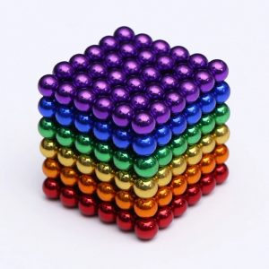 Magnetické guličky NeoCube 6 farieb (+6
  náhradných guličiek)