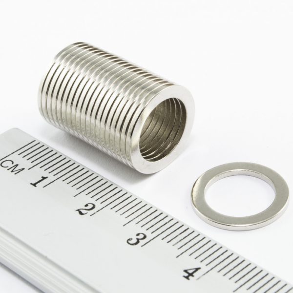 Neodýmový magnet prsteň 14-10x1 mm - N38