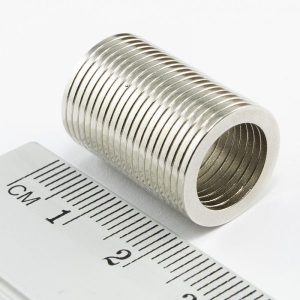 Neodýmový magnet prsteň 14-10x1 mm - N38