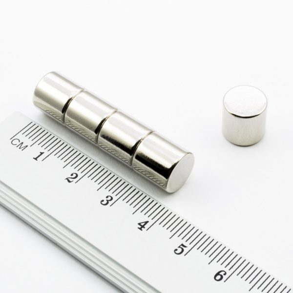 Neodýmový magnet valec 10x10 mm - N38