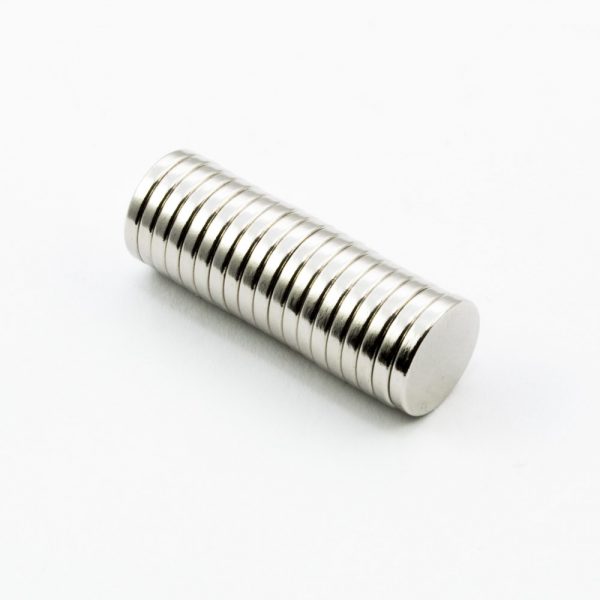 Neodýmový magnet valec 10x1,5 mm - N38
