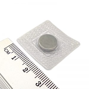 Neodýmový magnet valec 12x2 mm - na všitie