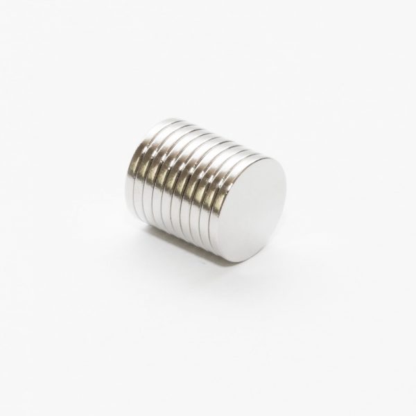 Neodýmový magnet valec 14x1,5 mm Zn -
  N35