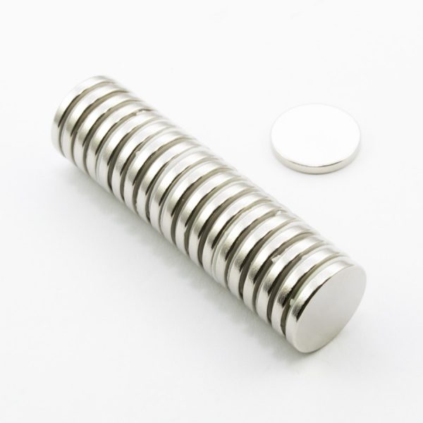 Neodýmový magnet valec 15x2 mm - N45