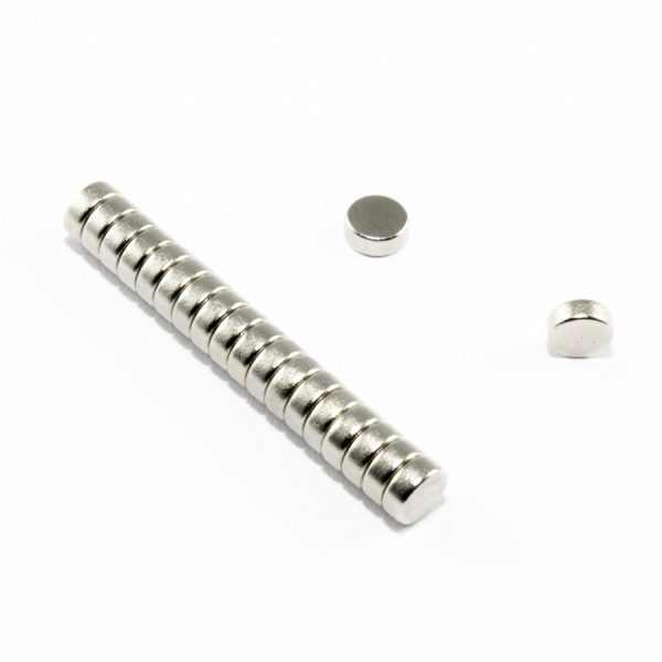 Neodýmový magnet valec 5x2 mm - N38