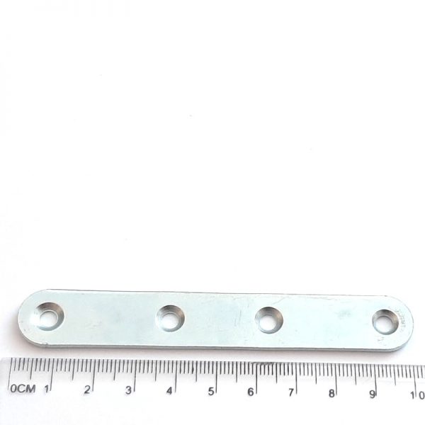 Oceľový protikus 100x15x2 mm, Zn, ovál