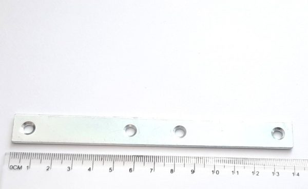 Oceľový protikus 140x15x2 mm, Zn