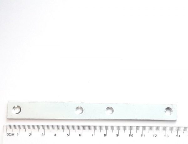 Oceľový protikus 140x15x2 mm, Zn