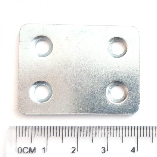 Oceľový protikus 40x30x2 mm, Zn