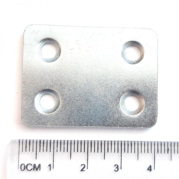 Oceľový protikus 40x30x2 mm, Zn