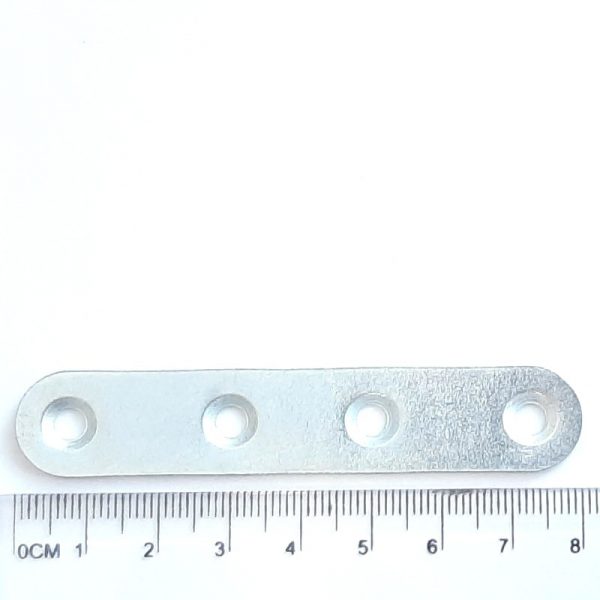 Oceľový protikus 80x15x2 mm, Zn, ovál