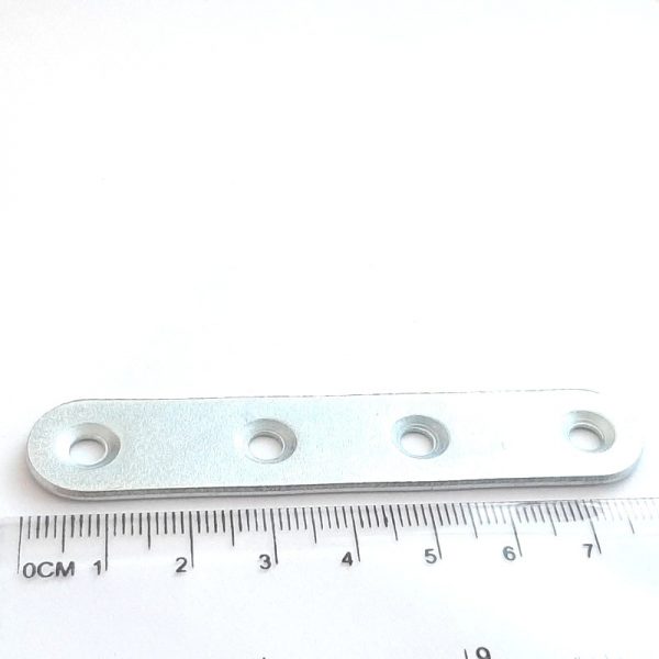 Oceľový protikus 80x15x2 mm, Zn, ovál