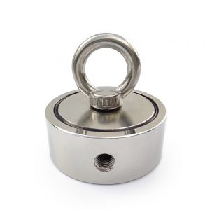 Extrémne
  silný neodýmový magnet pre magnetfishing - Magnet s okom obojstranný – sila
  2×310 kg