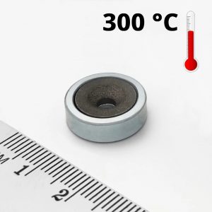 Magnet
  v puzdre s dierou pre skrutku 16×6 mm (SmCo)