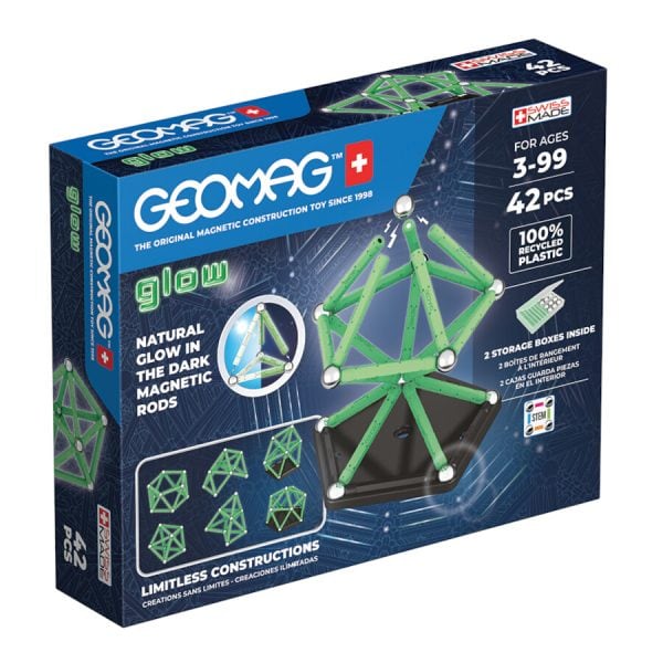 Magnetická
  stavebnica Geomag Glow recycled 42