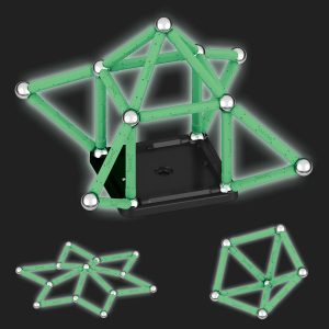 V
  tme žiariaca magneticka stavebnica Geomag