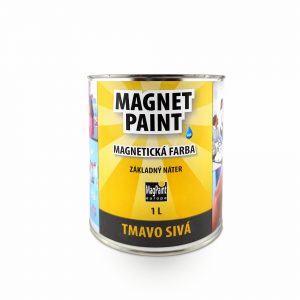 Magnetická
  farba na stenu 1 l sivá