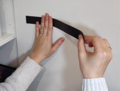 tip
  magnetická páska - nalepte pásku