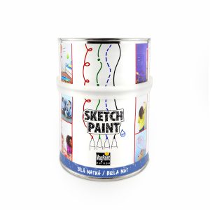Sketchpaint
  popisovateľná farba na stenu biela matná
