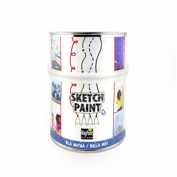 Sketchpaint
  popisovateľná farba na stenu biela matná