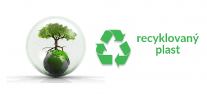 vyrobené
  z recyklovaného plastu