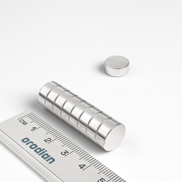 neodýmový magnet valec 12x5 mm