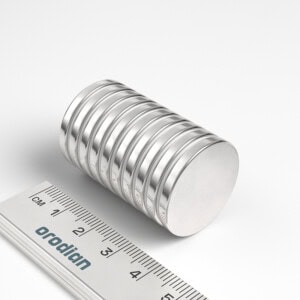 neodýmový magnet valec 25x3 mm