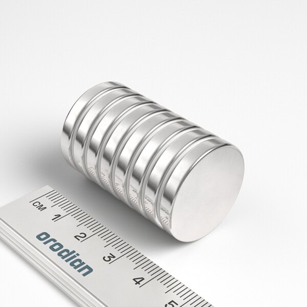 neodýmový magnet valec 25x4 mm