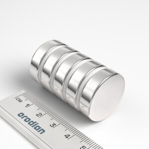 neodýmový magnet valec 25x7 mm