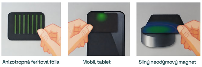 zobrazenie magnetického poľa na mobile, tablete