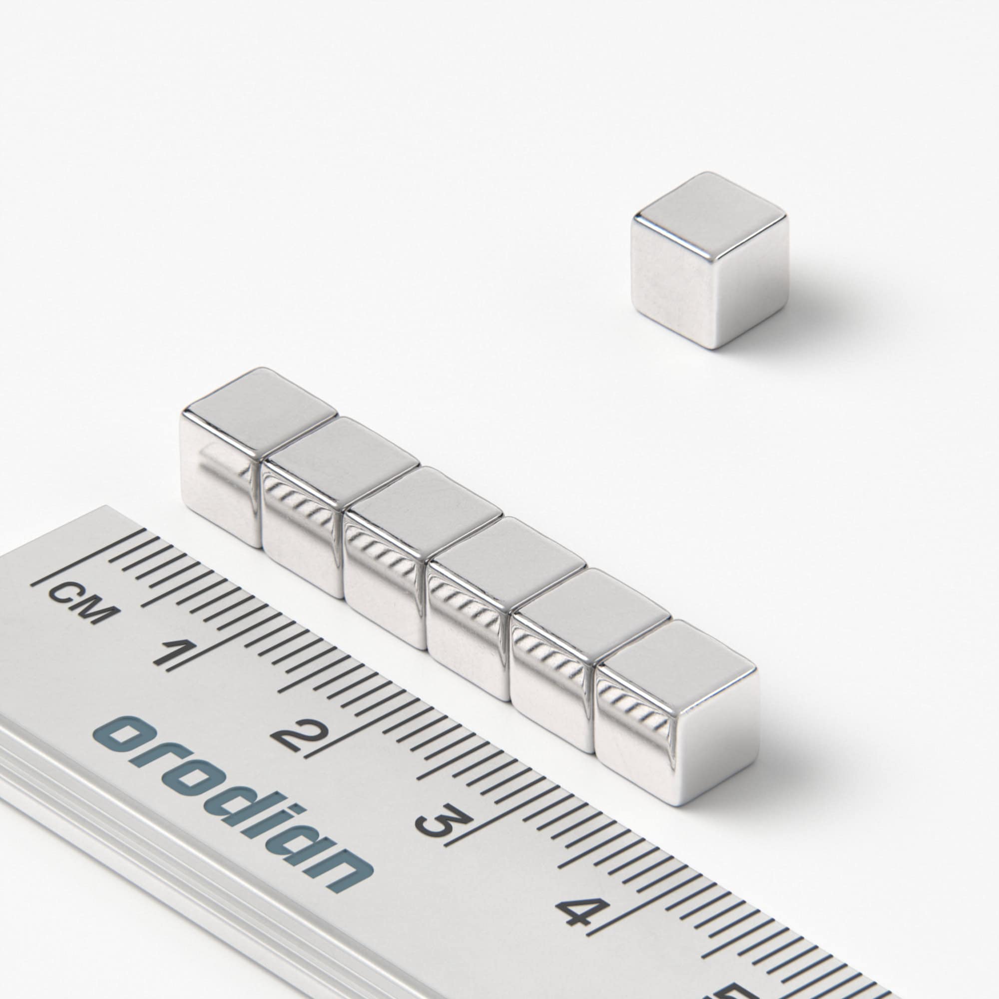 Neodýmový magnet kocka 6×6×6 mm - N42