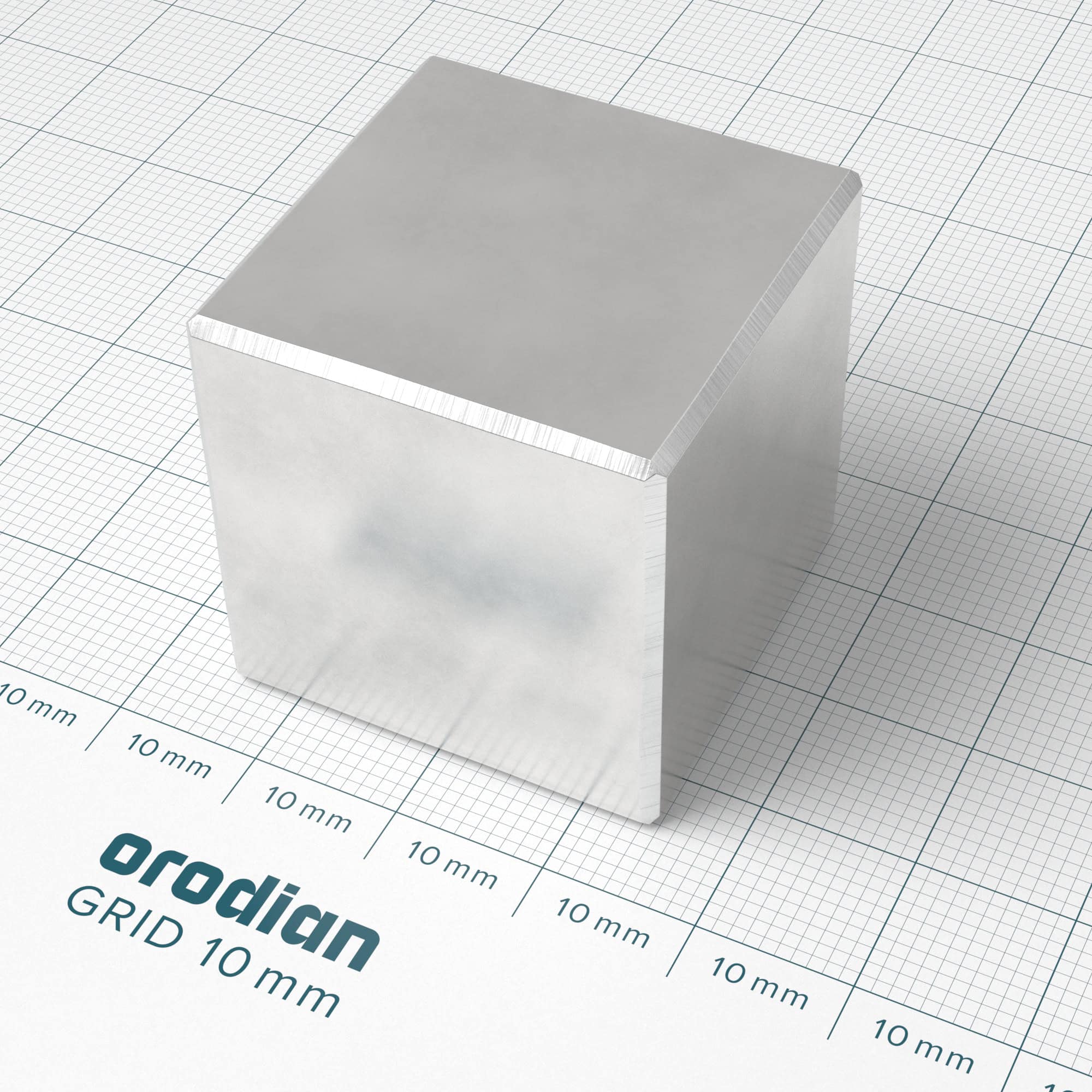 Neodýmový magnet kocka 30×30×30 mm - N38 – Obrázok 2