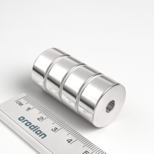 Neodýmový magnet prsteň 22-6×10 mm - N38