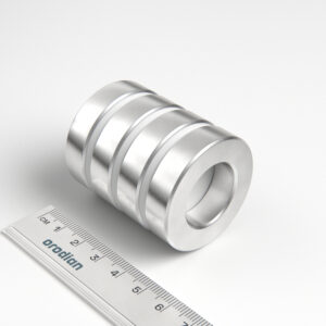 Neodýmový magnet prsteň 40-22×10 mm - N38