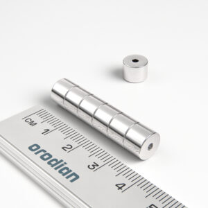 Neodýmový magnet prsteň 8-2×6 mm - N50