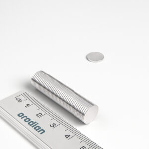 Neodýmový magnet valec 10×1 mm - N38