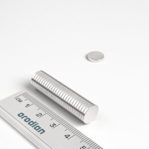 Neodýmový magnet valec 10×1,5 mm - N38