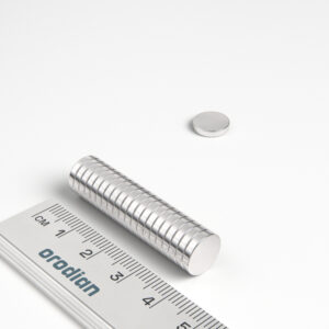 Neodýmový magnet valec 10×2 mm - N38