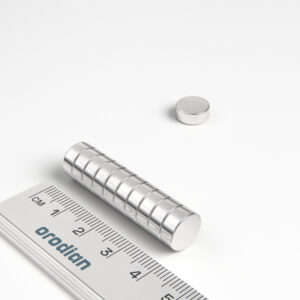 Neodýmový magnet valec 10×4 mm - N38