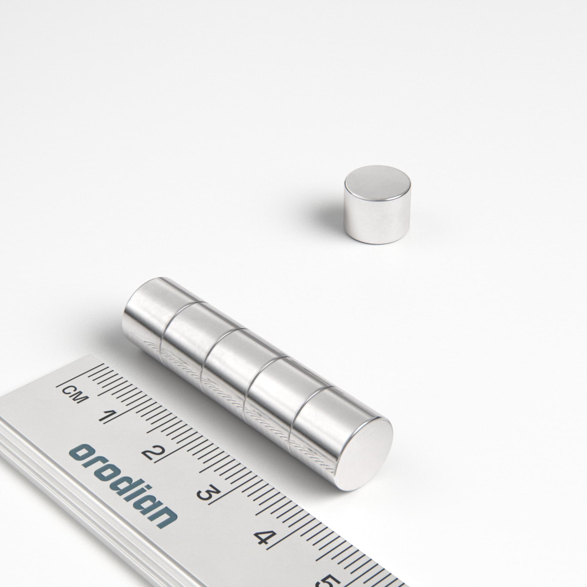 Neodýmový magnet valec 10×8 mm - N42