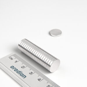 Neodýmový magnet valec 12×2 mm - N38