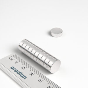 Neodýmový magnet valec 12×4 mm - N38
