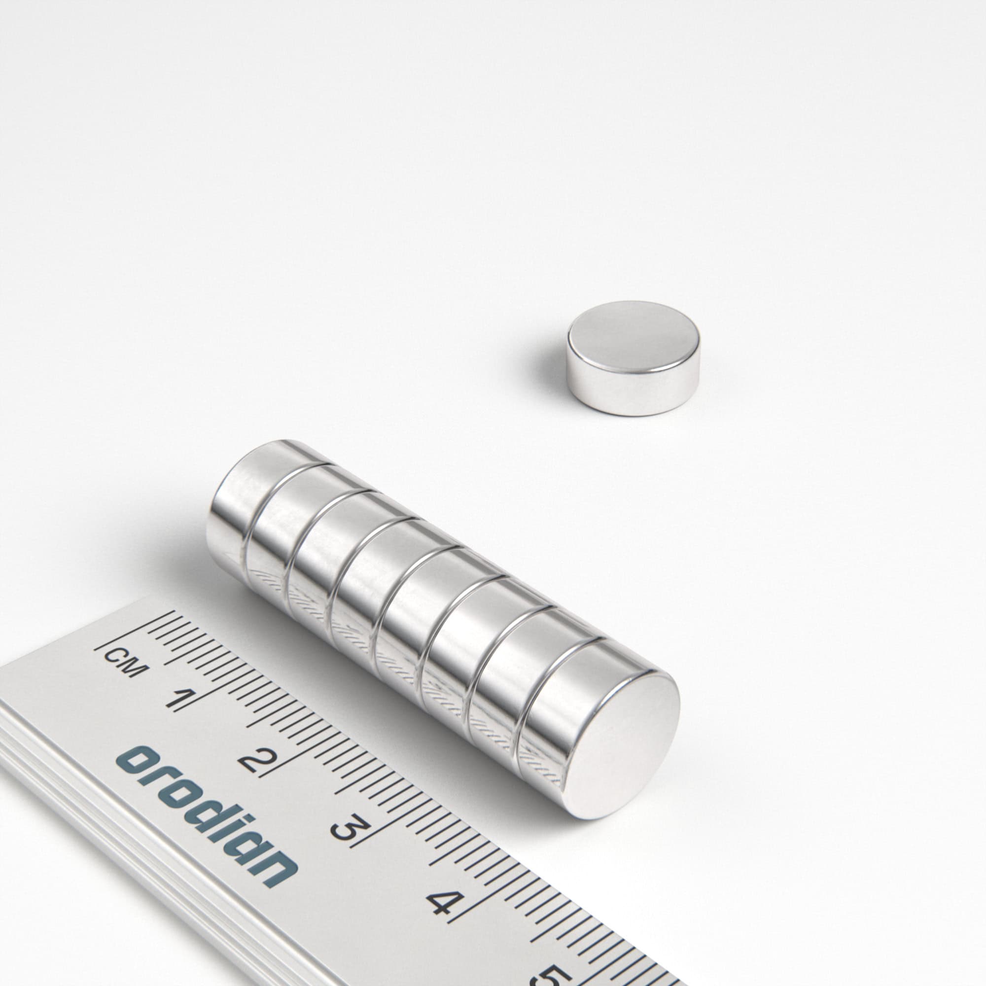 Neodýmový magnet valec 12×5 mm - N38