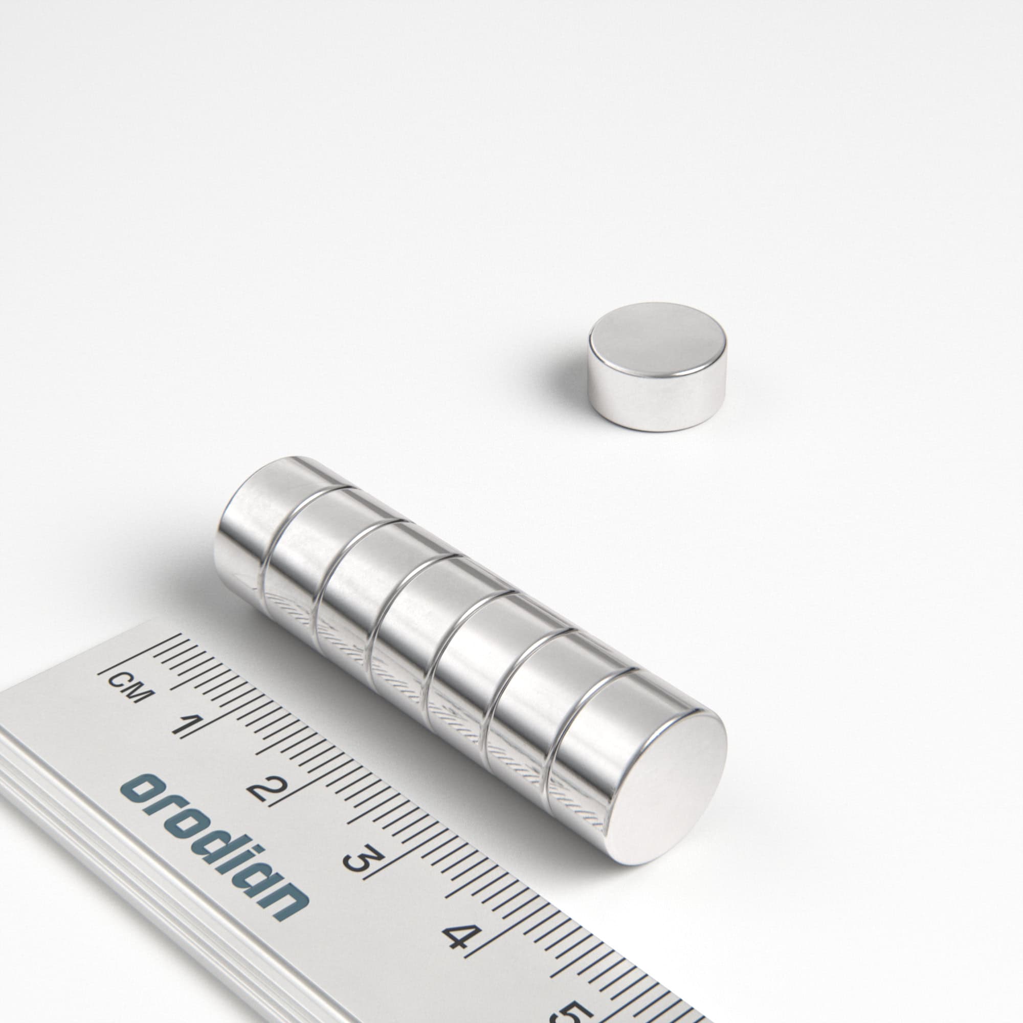 Neodýmový magnet valec 12×6 mm - N38