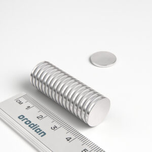 Neodýmový magnet valec 15×1,5 mm - N38