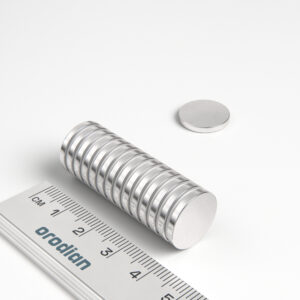 Neodýmový magnet valec 15×2 mm - N38